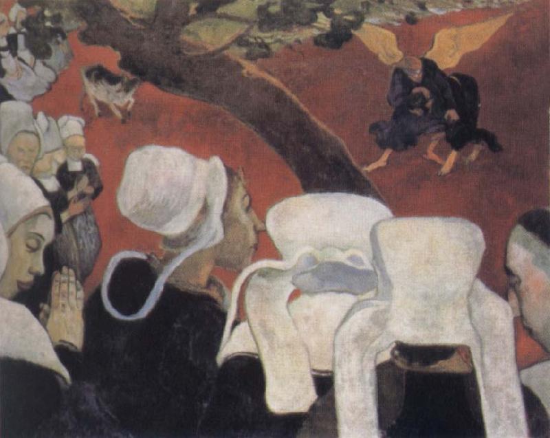 Paul Gauguin The Vision after the Sermon Germany oil painting art